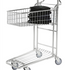 Shop Trolley with Basket – Stackable Storage and Retail Trolley