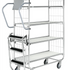 Regalwagen der Serie 8000 – elektrogalvanisiert – Tragfähigkeit 250 kg (1395 × 470 × 1590 mm)