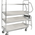 Regalwagen der Serie 8000 – elektrogalvanisiert – Tragfähigkeit 250 kg (1395 × 470 × 1590 mm)