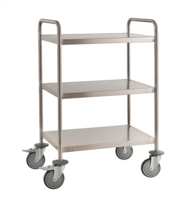 Stainless Steel Trolley – Fully Welded – 3 Levels – C3 – 825 × 575 × 1010 mm