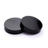 60ml Clear Glass Round Ointment Pot Empty Jar with 51mm Black Screw Cap - Pack of 72
