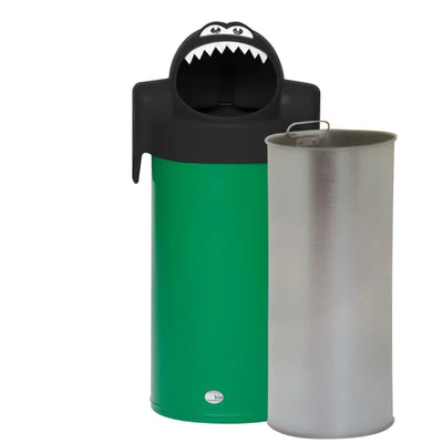 62 Litre Litter Eater Bin with Teeth – Fun MDPE Recycling & Waste Bin