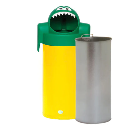 62 Litre Litter Eater Bin with Teeth – Fun MDPE Recycling & Waste Bin