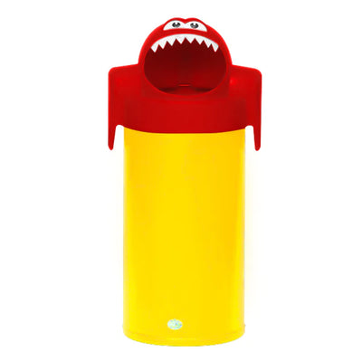 62 Litre Litter Eater Bin with Teeth – Fun MDPE Recycling & Waste Bin