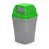 100 Litre Swing Top Bin – MDPE Waste & Recycling Bin with Drop-On Lid