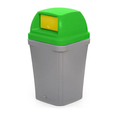 100 Litre Swing Top Bin – MDPE Waste & Recycling Bin with Drop-On Lid