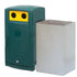 110 Litre External Bottle & Can Recycling Bin – Lockable MDPE Recycling Unit with Liner