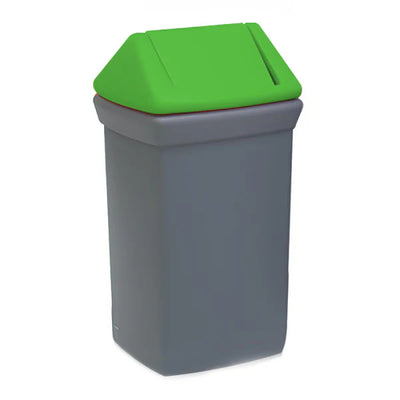 98 Litre Swing Top Bin with Drop-On Lid – MDPE Waste & Recycling Bin