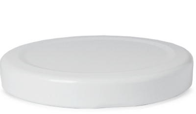 48 mm abdrehbare weiße Knopfkappen