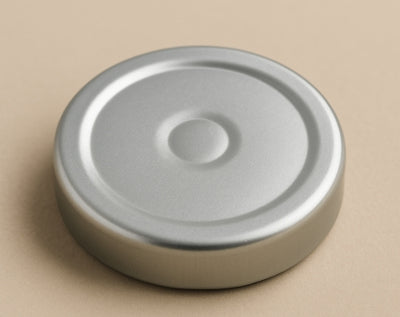 70MM RTB Silver Button Twist-Off Caps