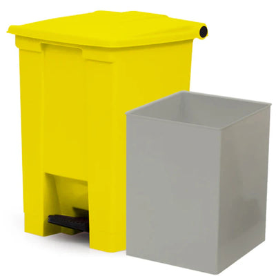 68 Litre Pedal Bin – HDPE Hands-Free Waste Bin with Soft Closing Lid