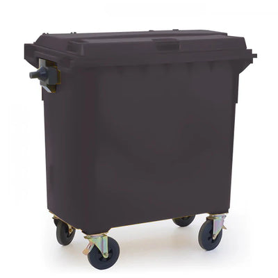 750 Litre Wheeled Waste Bin – Heavy Duty HDPE Wheelie Bin with Castors