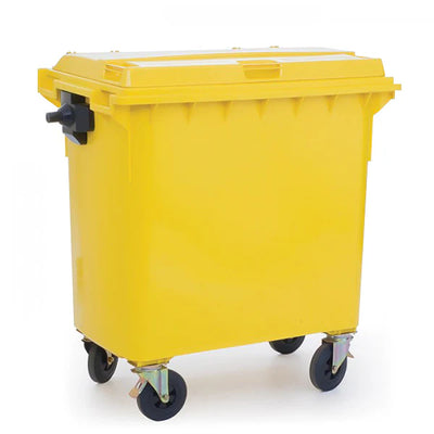 750 Litre Wheeled Waste Bin – Heavy Duty HDPE Wheelie Bin with Castors