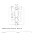 250ml Egizia Glass Oil Bottle (Cork Opening)