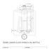 500ml Green Glass Dorica Oil Bottle (Screw Neck)