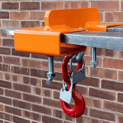 Adjustable Fork Mounted Hook for Forklift Truck - 1000kg to 5000kg Capacity