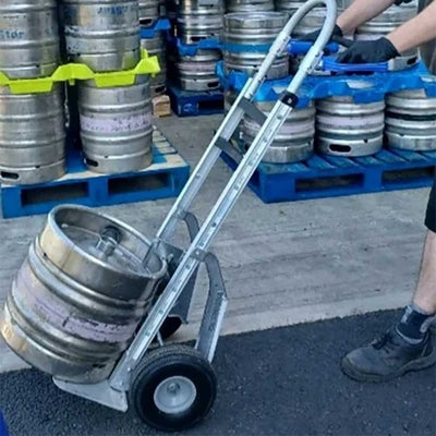 Aluminium Beverage Barrel and Keg Sack Truck – 300kg Capacity