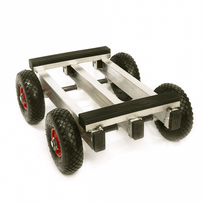 Heavy Duty Aluminium Piano Dolly 800kg Capacity Pneumatic Wheels