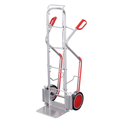 Aluminium Water Empty Bottle Sack Truck 200kg Capacity - Holds 7 Bottles
