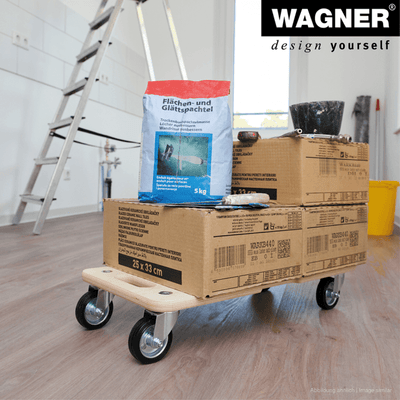 Anti Slip Wooden Dolly - 400kg Load Capacity