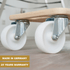 Basic Wooden Dolly - 400kg Load Capacity