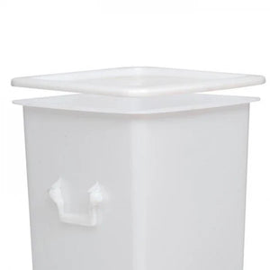 125 Litre Food Grade Rectangular Bin with Handle – Heavy Duty HDPE Stackable Container