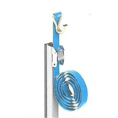 Strap Clamping Bar for Glass Products – 2370x30x30mm – Rust-Proof, 18kg, Compatible with Metal Frame Glass Stillages