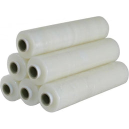 Clear Blown Stretch Wrap Film 400mm x 300m, 20 Micron, 38mm Core – Pack of 6