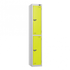 Coloured Door Steel Locker with Cam Key Lock, 300mm Depth