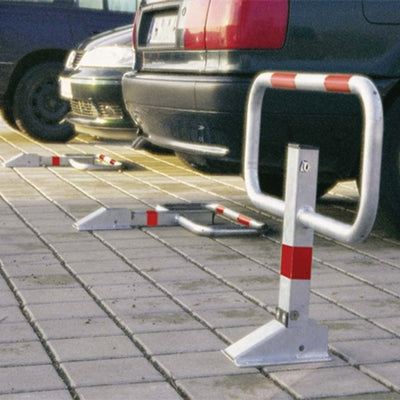 Commander Drop Down Frame Parking Post - Folding Vehicle Access Barrier