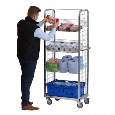 Display & Merchandise Picking Trolley with U Shelf – 500kg Capacity