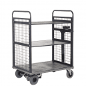 Electric Multishelf Platform Trolley 600kg - 1100mm High