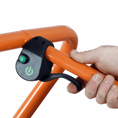 Electric Powered Steel Sack Truck with Forks - 300kg Capacity