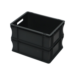 Euro Plastic Stacking Box – 400x300x290mm – 25L Capacity – Reinforced Base