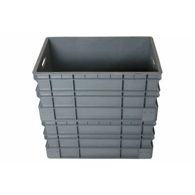 Euro Plastic Stacking Box – 600x400x290mm – 55L – Reinforced Base