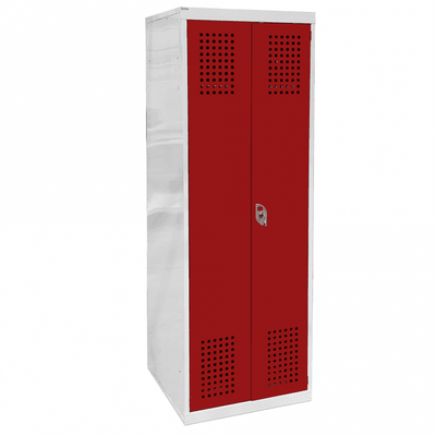 Fire Service Steel Locker with 1 Compartment & 3 Shelves
