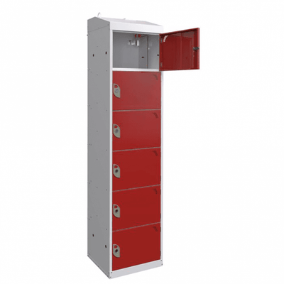 Fire Suppression Charging Steel Locker, 450mm Deep with UK Socket & USB