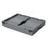 Folding Plastic Crate With Lid – 396x297x214mm – 18L – Closed Sides & Base