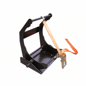 Fork Mounted Gas Empty Bottle Carrier - Single Cylinder Forklift Attachment