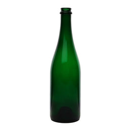750ml Green Sparkling Wine Bottle – Lightweight Glass Bottle