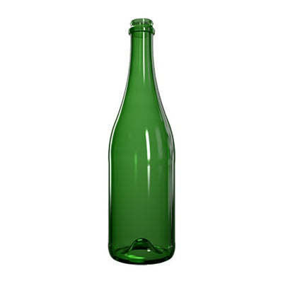 750-ml Grün Champagnerflasche – Premium-Glas