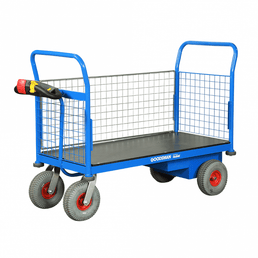 Electric Powered Platform Trolley with 3 Sides – 500kg Capacity