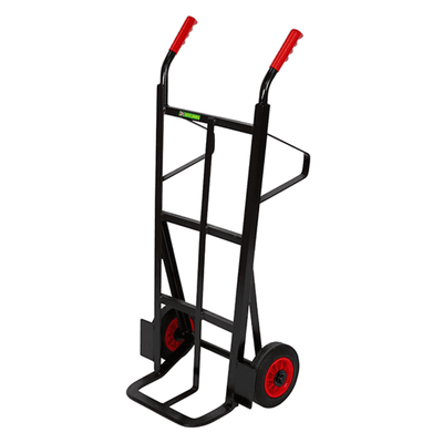 High Back Steel Angle Iron Sack Truck – 300kg Capacity with Leg Rests