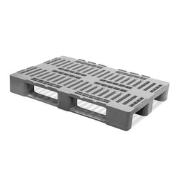 H1 Hygienepalette – 1200 x 800 x 160 mm – Offenes Deck mit erhöhtem Rand, HDPE, lebensmittelecht, 1000 kg Regallast