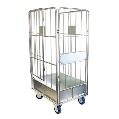 Laundry Roll Container – 720x900x1750mm, 4-Sided Tubular Frame, 500kg Capacity