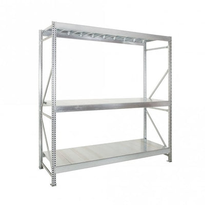 Modular Industrial Galvanised Steel Boltless Racking System – Free-Standing Bay, 8800kg Capacity