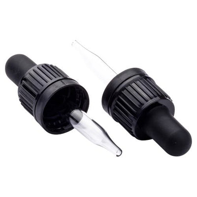 10ml Pipettenmontage – Schwarzer Tropfer für Glasflaschen