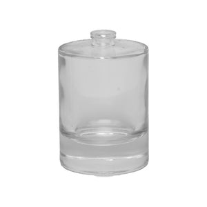 75 ml zylindrische klare Kosmetikflasche – weiße Flint-Glasflasche