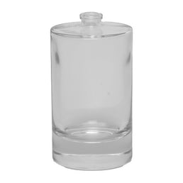 100ml Cylindrical Clear Cosmetic Bottle – White Flint Glass Bottle