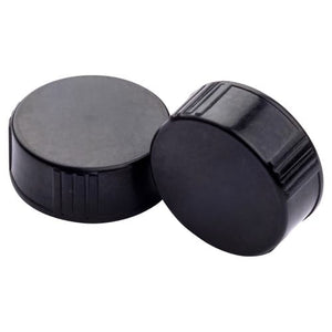 28/400 Schwarze ABS Polycone Kappe – Sicherer Flaschenverschluss